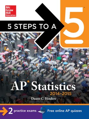 cover image of 5 Steps to a 5 AP Statistics, 2014-2015 Edition